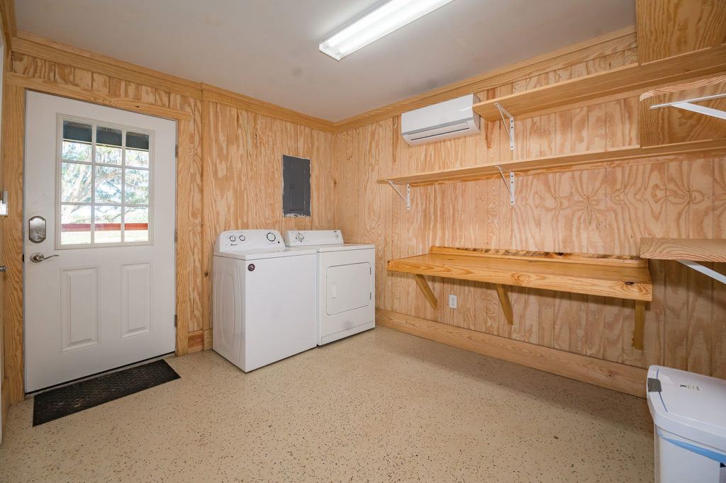 Barn laundry room at oak ridge training center